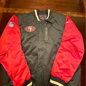 Nike xxl reversible 49ers jacket